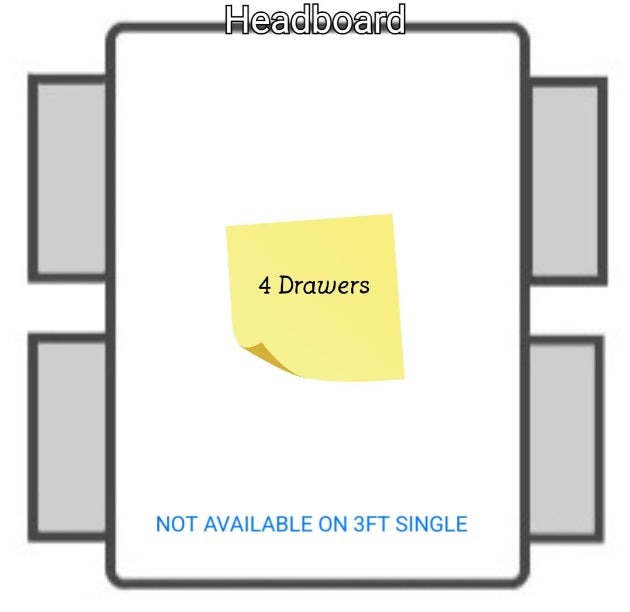 Britney Glitter Divan Bed and Mattress Set on Klarna buy now pay later beds 4 drawers