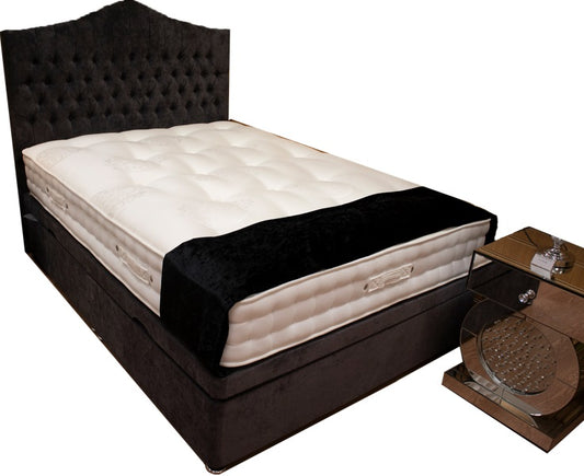 Buy Now Pay Later Beds Maya Ottoman Divan Bed on Finance Grey - Gables Beds