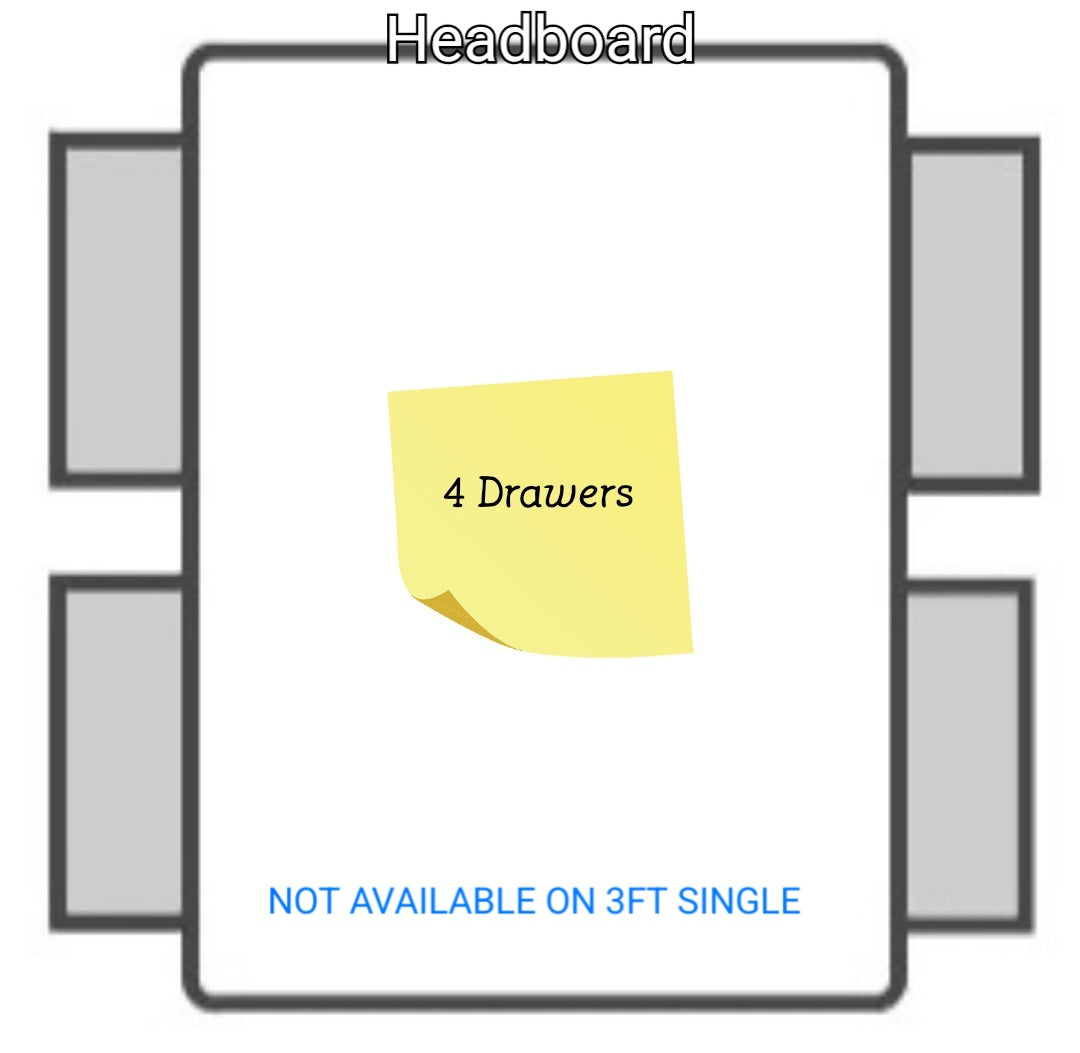 Buy Now Pay Later Beds Chesterfield Plush Velvet Divan Bed Set on Finance - Gables Beds 4 drawers