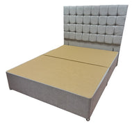 Aztec Divan Bed with Clearpay grey bed - Gables Beds Essex