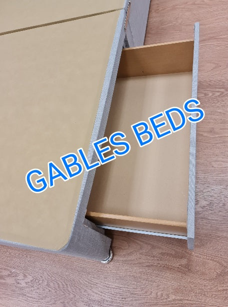 Aztec Divan Bed Pay with Klarna - Gables Beds grey bed storage beds