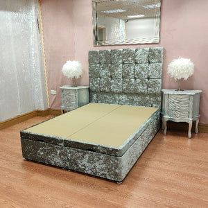 Aztec Ottoman Lift Up Divan Bed on Finance - Gables Beds Grey