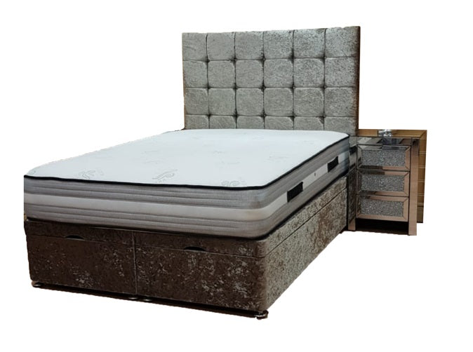 Aztec Ottoman Lift Up Divan Bed on Finance - Gables Beds Truffle