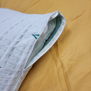 Bamboo Memory Foam Pillow - Gables Beds Zip Cover