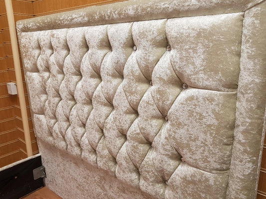 Buy Now Pay Later Beds Hampton Bed on Finance Cream - Gables Beds