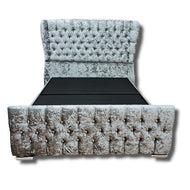 Buy Now Pay Later Beds Sardar Butterfly Wingback Bed on Finance - Gables Beds