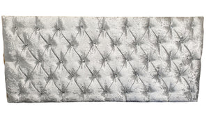 Crushed Velvet Chesterfield Headboard - Gables Beds