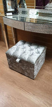 Small Ottoman - Chesterfield Dresser Stool Storage Box - Gables Beds