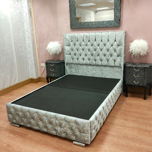 Full Chesterfield Wingback Bed on Finance | Pay Monthly Beds