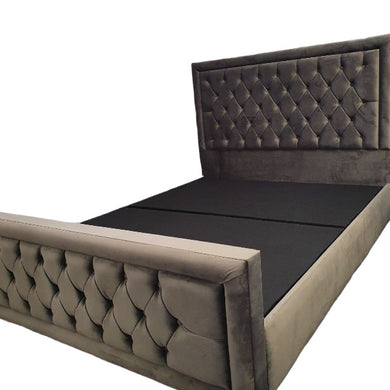 Hampton Plush Velvet Bed - Gables Beds