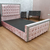 Lexi Glitter Fabric Bed - Gables Beds