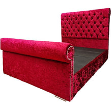 Luxury Chesterfield Sleigh Bed Pay with Klarna - Gables Beds on finance