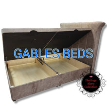 Sarab Side Lift Up Ottoman Bed - Storage Divan Gables Beds