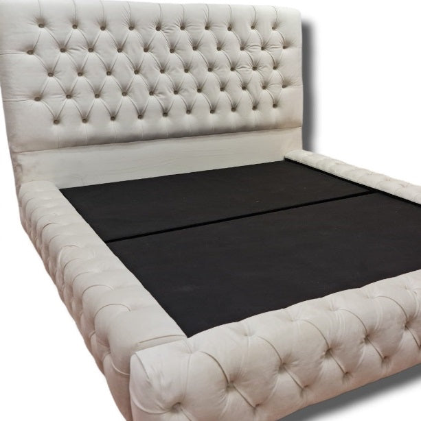 Slimline Rania Plush Velvet Bed with Clearpay
