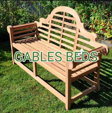 Sold Teak Lutyens Bench - Gables Beds