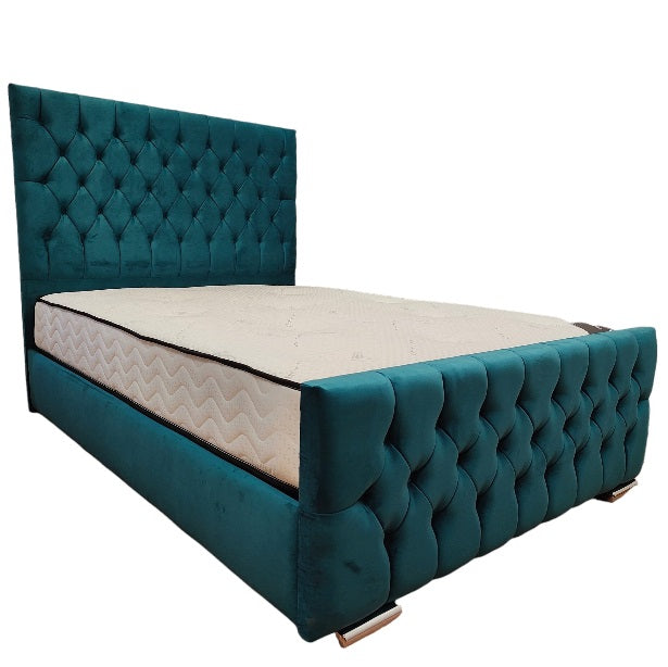 Tall Velvet Bed Buy Now Pay Later