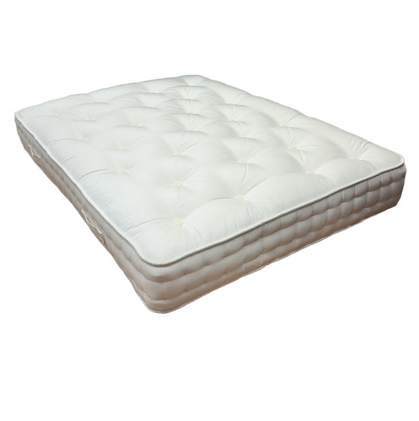 Zoe Natural Cotton Wool Silk Pocket Sprung Hand Stitched Mattress