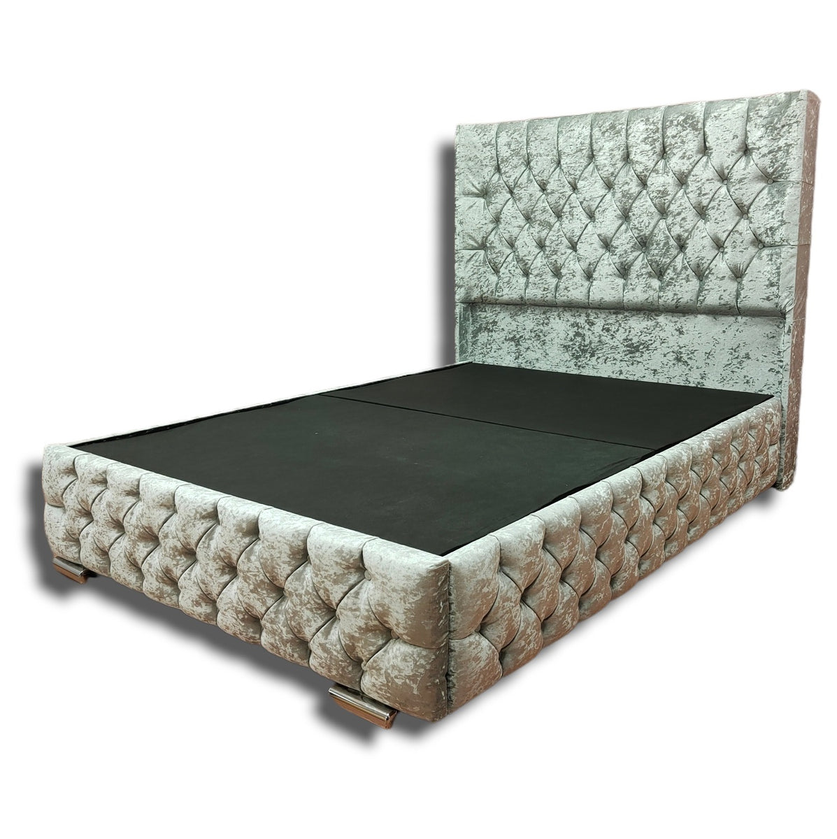 Buy Now Pay Later Beds Full Chesterfield Wingback Bed on Finance